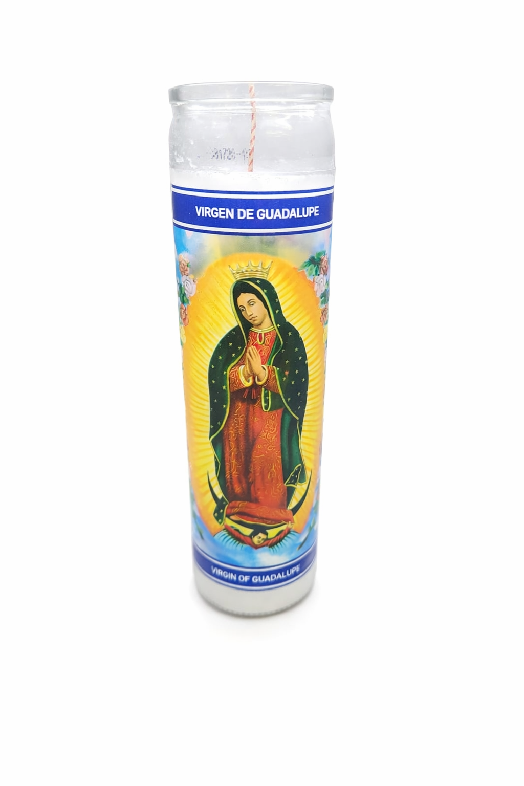 Vigen de Guadalupe Religious Candle