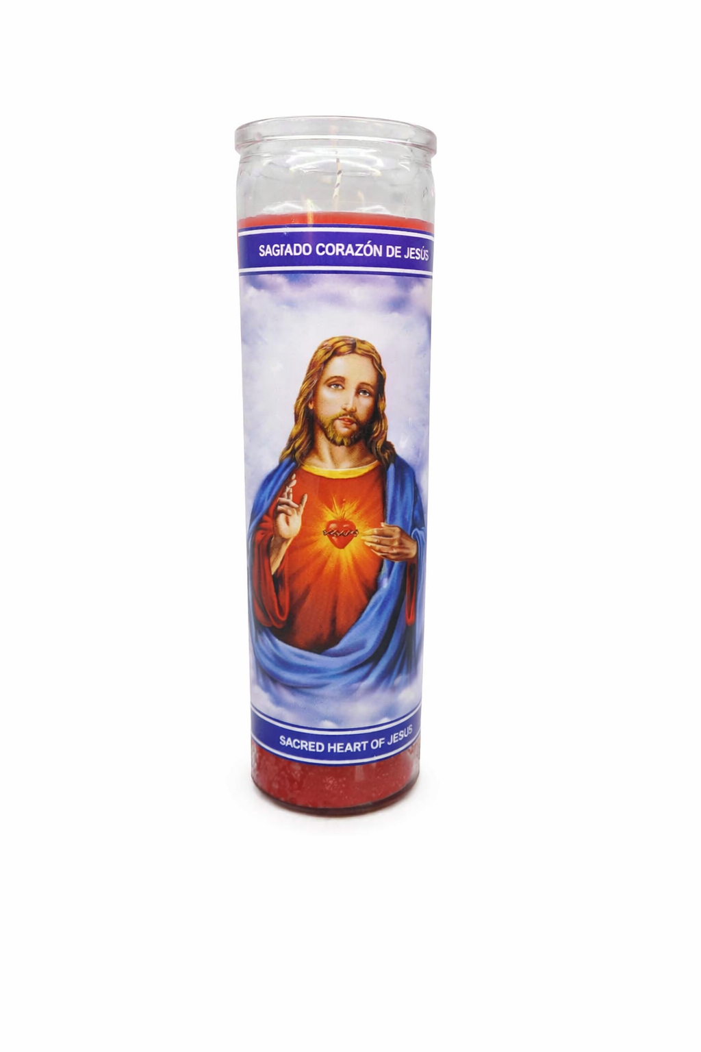 Sagrado Corazon de Jesus Religious Candle